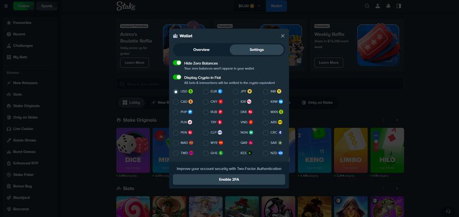 Платежи Stake