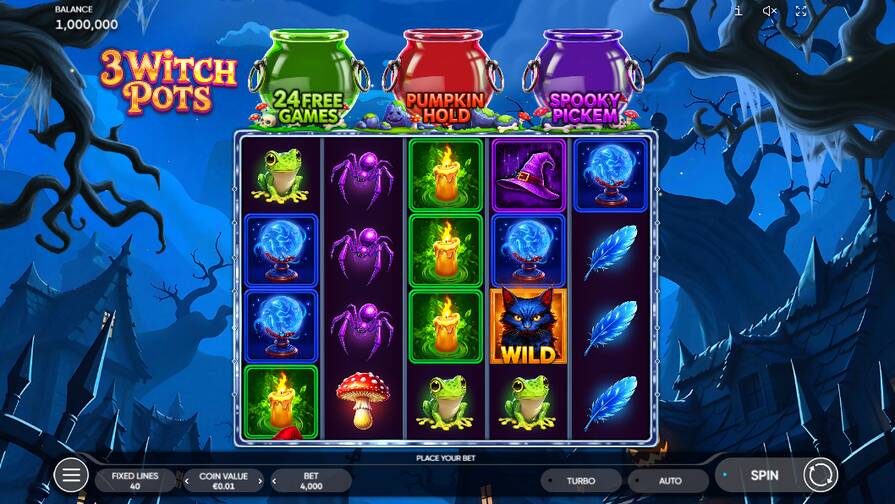 Слот 3 Witch Pots