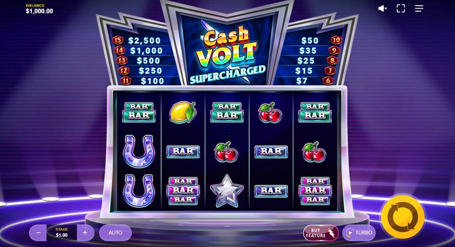 Слот Cash Volt Supercharged