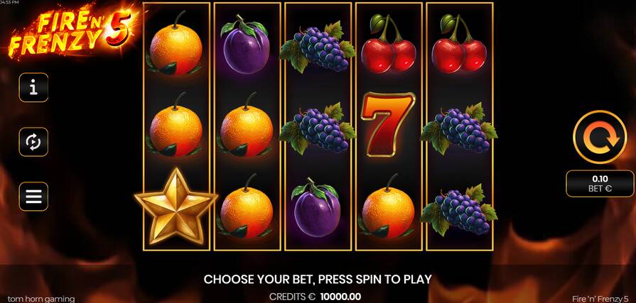 Слот Fire ’n’ Frenzy 5