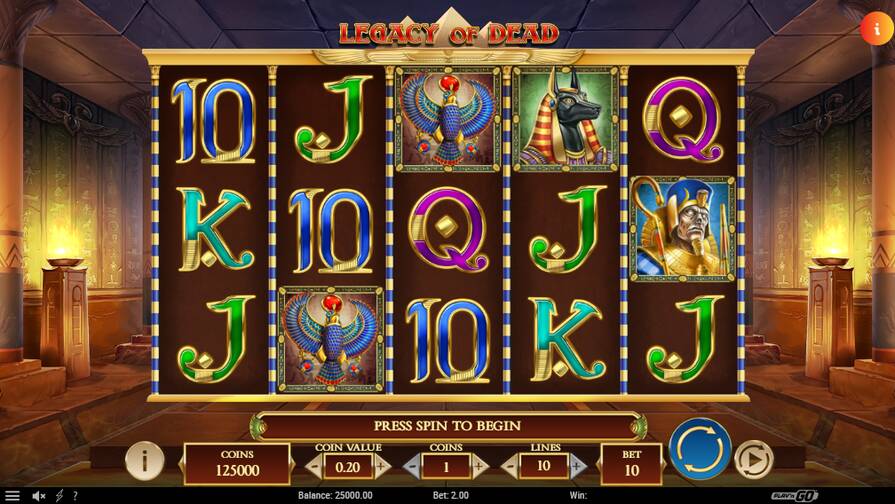 Слот Legacy of Dead