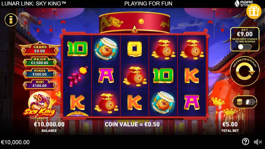 Слот Lunar Link: Sky King