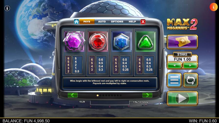 Max Megaways 2 символы