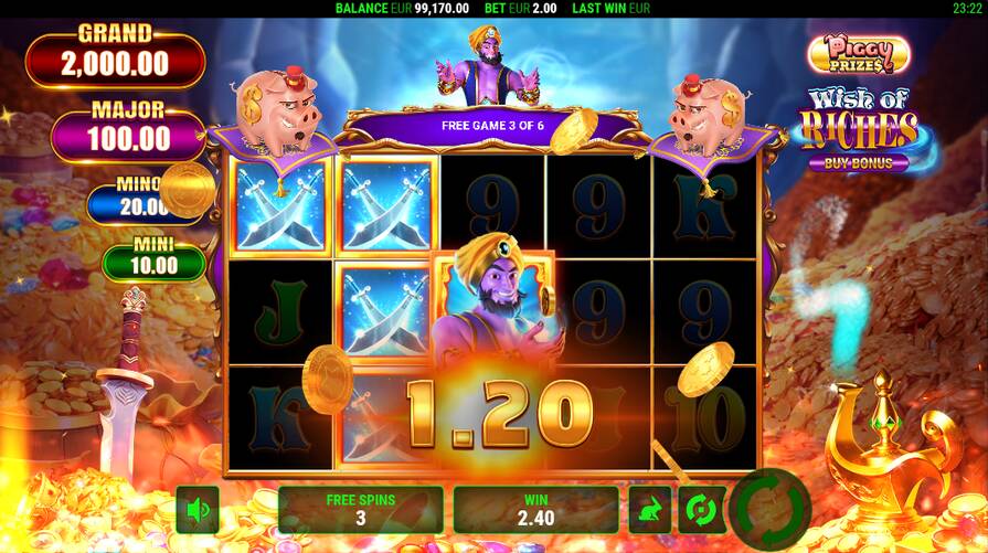 Piggy Prizes Wish of Riches бонусы