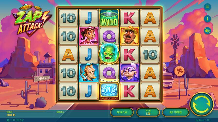 Слот Zap Attack!