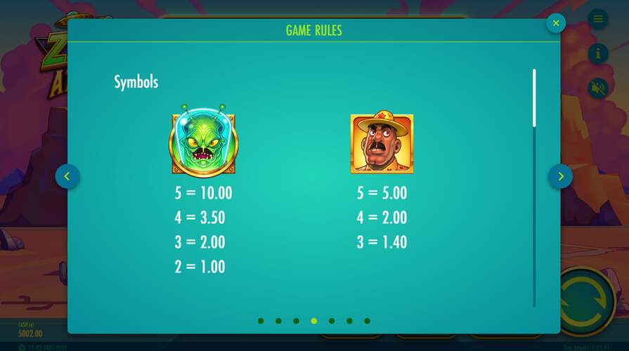 Zap Attack! символы