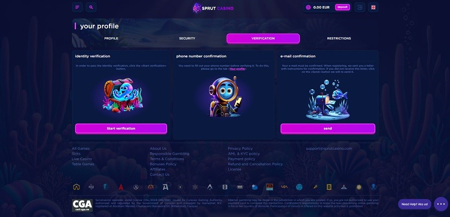 верификация в спрут