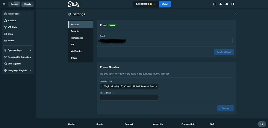 верификация в стейке