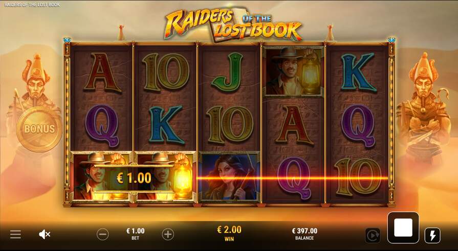 Игра Raiders of the Lost Book