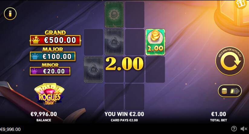 Бонусы в Rogues Draw