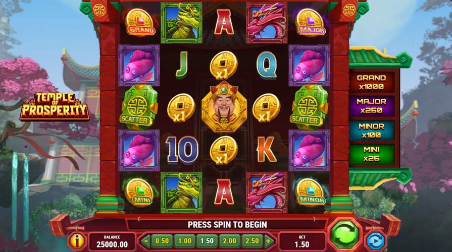 Слот Temple of Prosperity