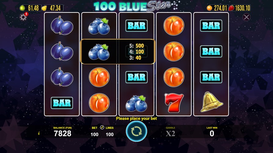 100 Blue Star