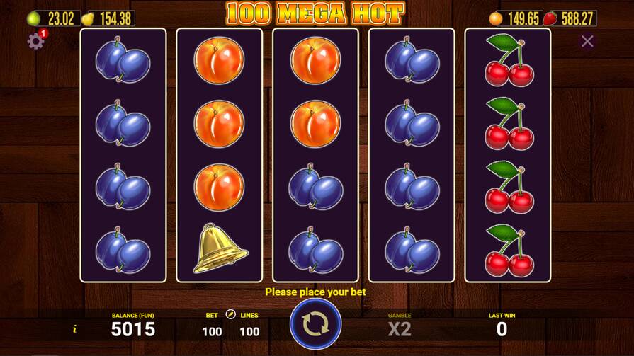 Слот 100 Mega Hot