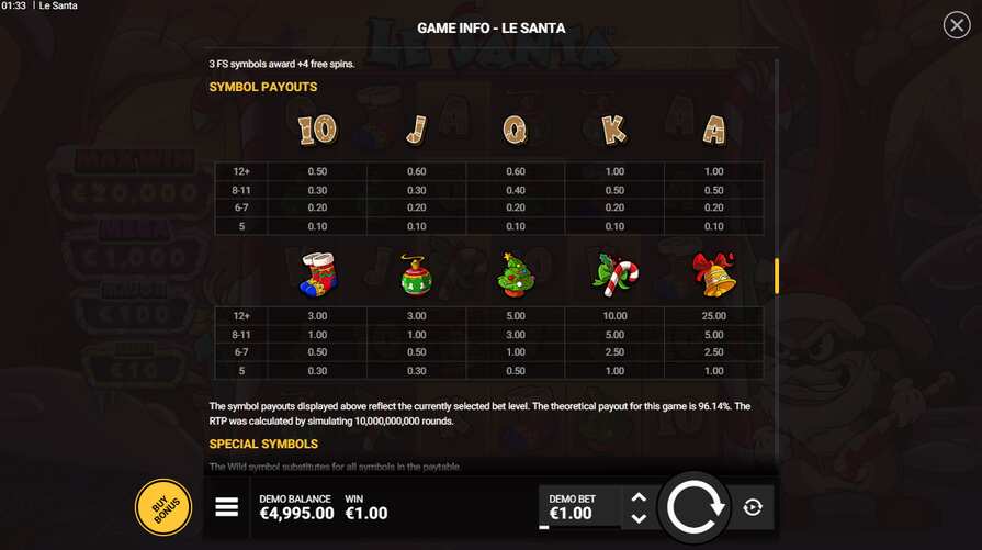 Le Santa символы