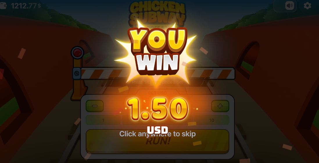 Chicken Subway – демо игра