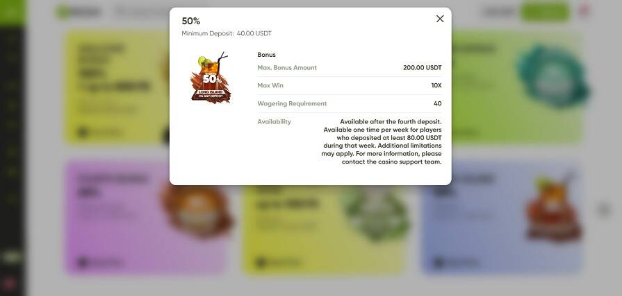 Бонус Long Island