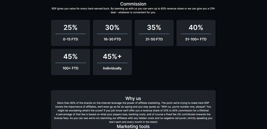 RSP Partners RevShare