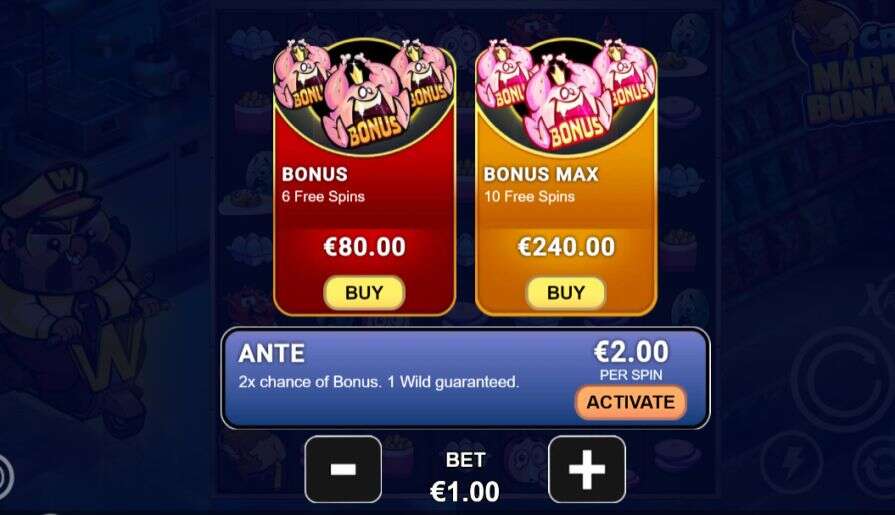 Бонусы в Crazy Mart Bonanza