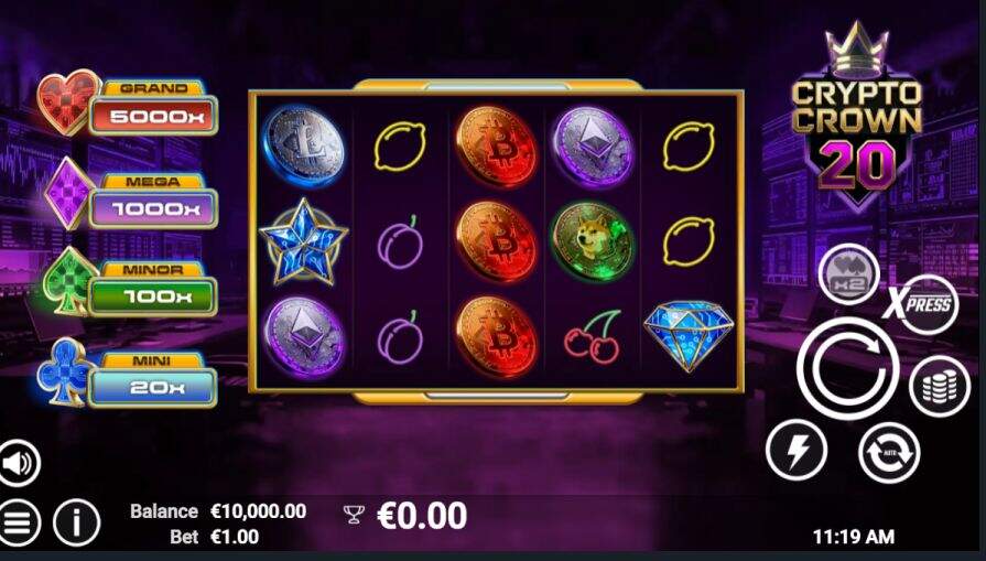 Crypto Crown 20 дизайн