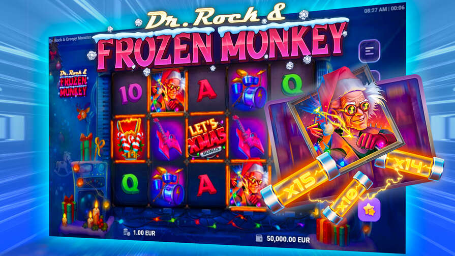 Слот Dr. Rock and Frozen Monkey — трейлер