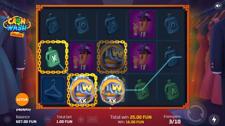 Бонус в Cash Wash Deluxe