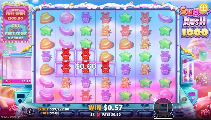 Дизайн Sugar Rush 1000