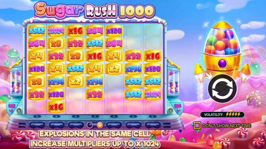 игра Sugar Rush 1000