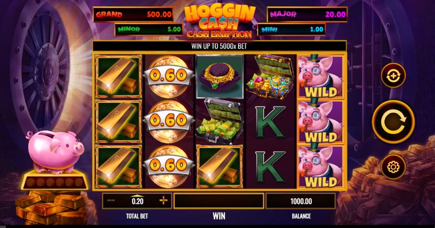 слот Cash Eruption Hoggin Cash