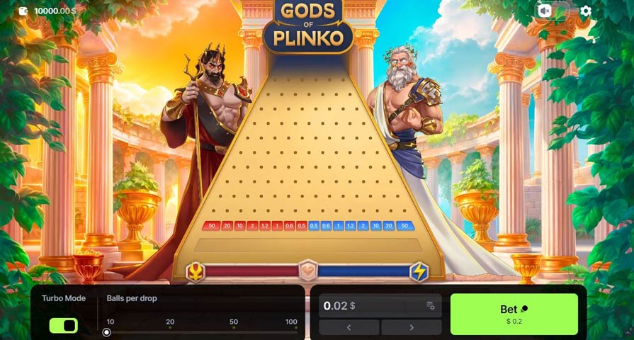 Слот Gods of Plinko — обзор