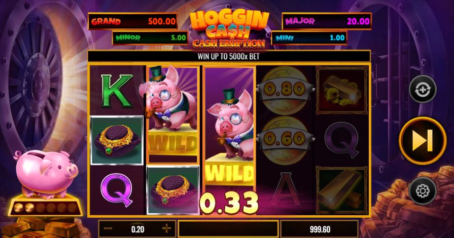 игра Cash Eruption Hoggin Cash