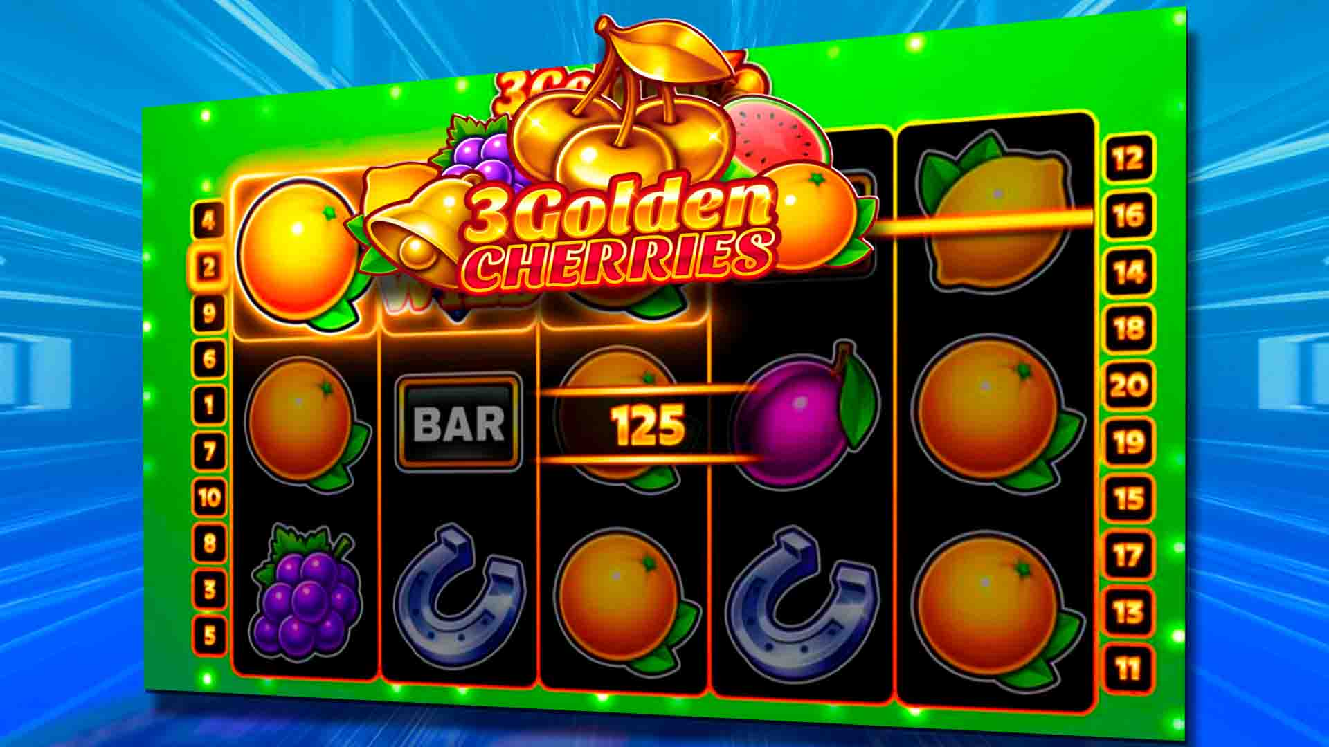 3 Golden Cherries