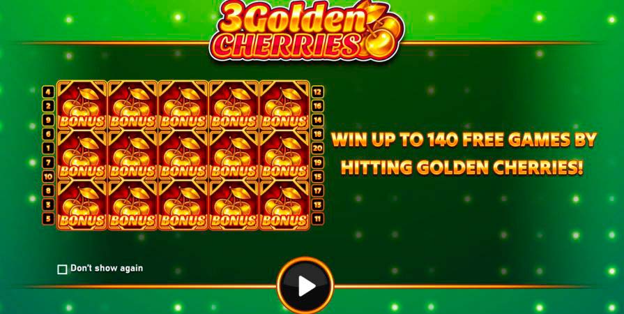 Слот 3 Golden Cherries - обзор