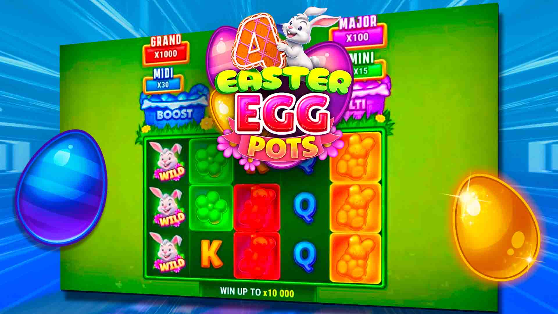 4 Easter Egg Pots