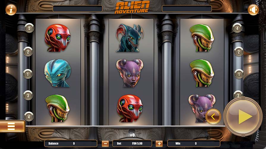 Обзор игрового слота Alien Adventure от провайдера Concept Gaming