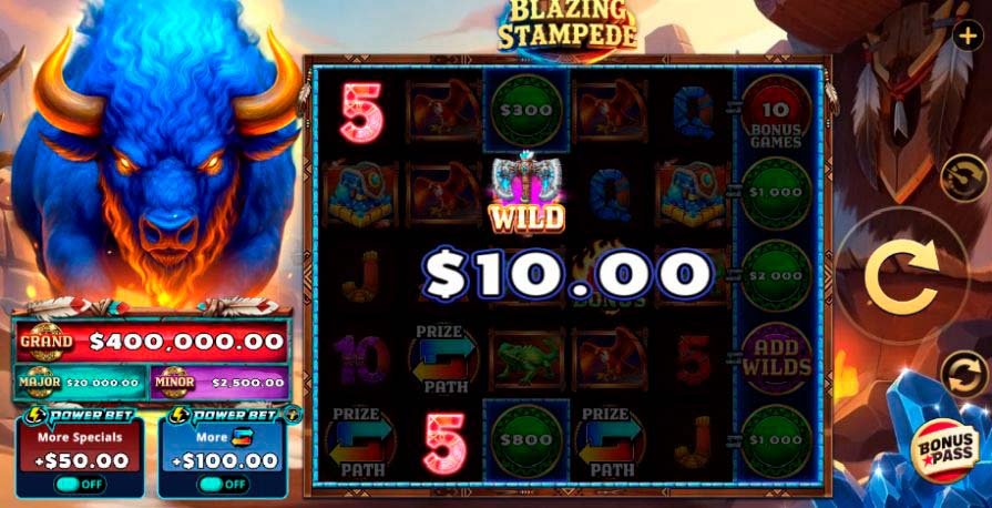 игра Blazing Stampede