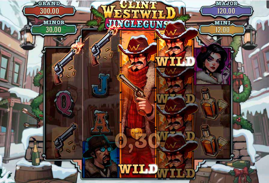 слот Clint Westwild: Jingleguns