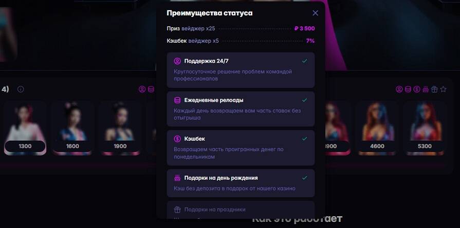 Начисление кешбэка в слотах Auf