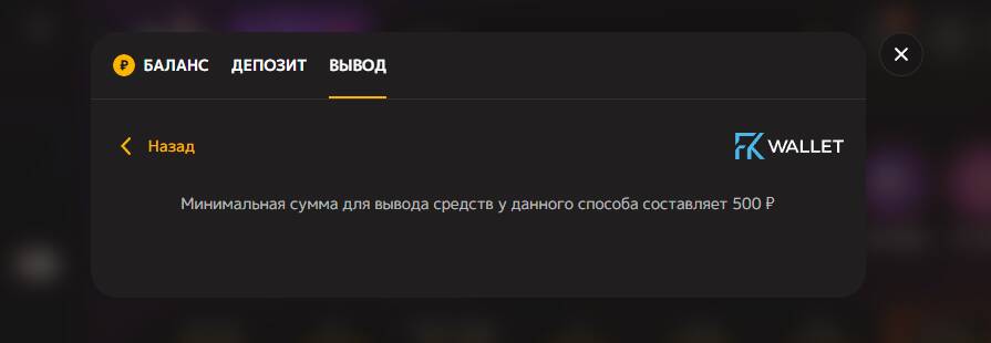 Вывод на электронный кошелек в казино Iris