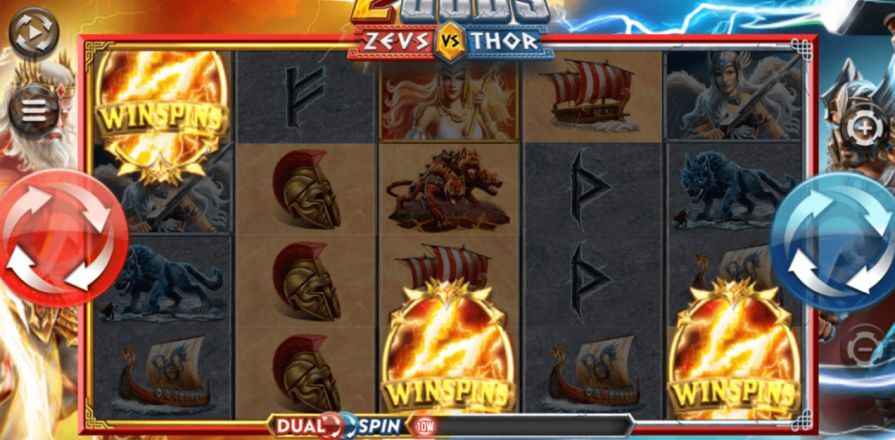Бонусная игра в слоте 2 Gods: Zeus vs Thor