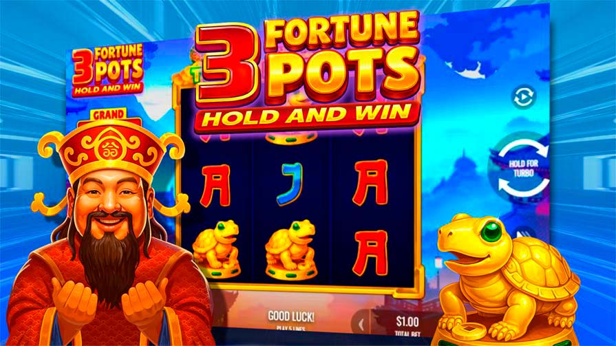 3 Fortune Pots: Hold and Win