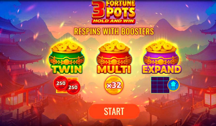 демо 3 Fortune Pots: Hold and Win