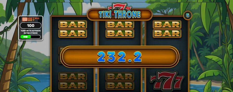 Дизайн игры 777 Tiki Throne