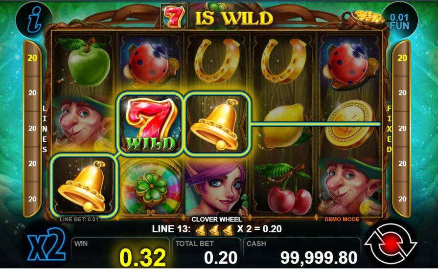Дизайн игры Clover Wheel