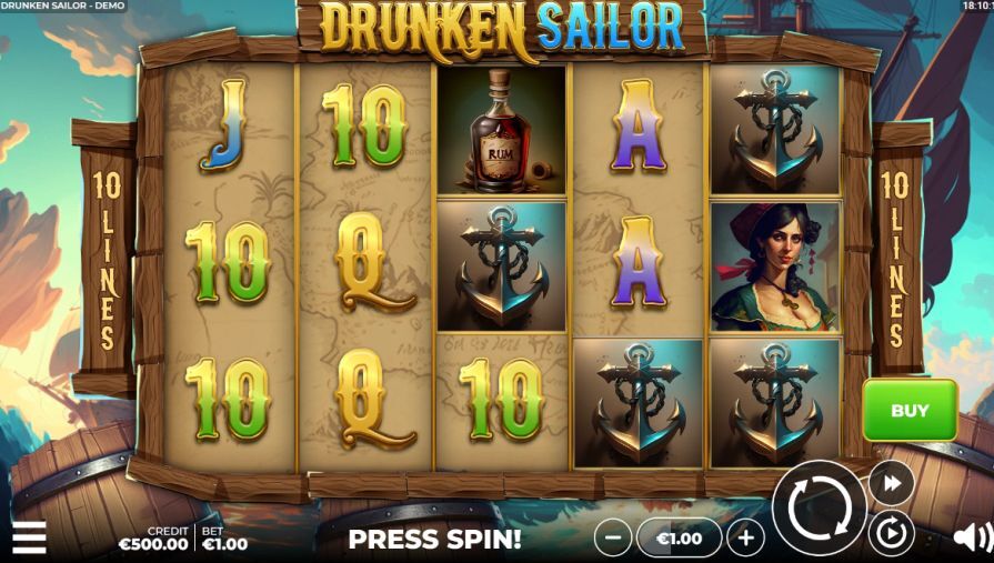 Слот Drunken Sailor