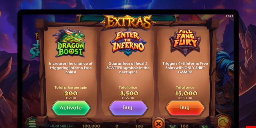 Символы и выплаты FateQuest: Hero Shifter