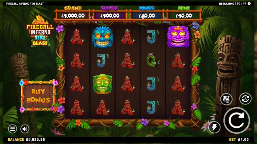 Слот Fireball Inferno Tiki Blast