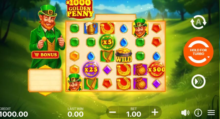слот Golden Penny x1000