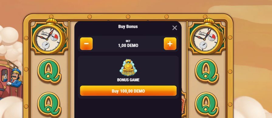 Бонусная игра в слоте Golden Railway Journey