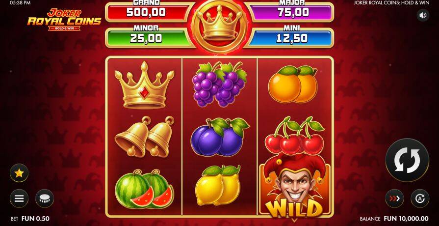 слот Joker Royal Coins: Hold & Win