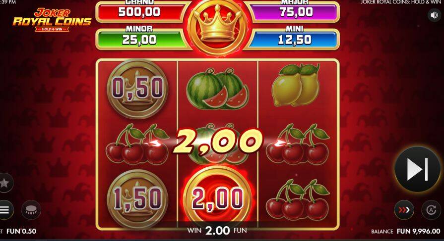 игра Joker Royal Coins: Hold & Win